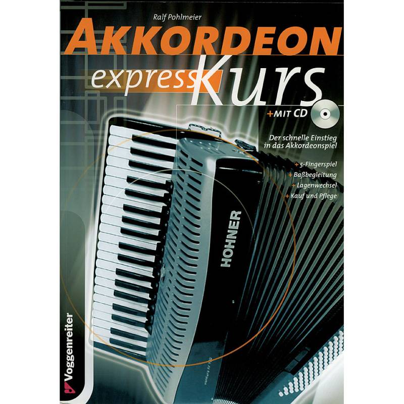 Voggenreiter Akkordeon Express Kurs Lehrbuch von Voggenreiter