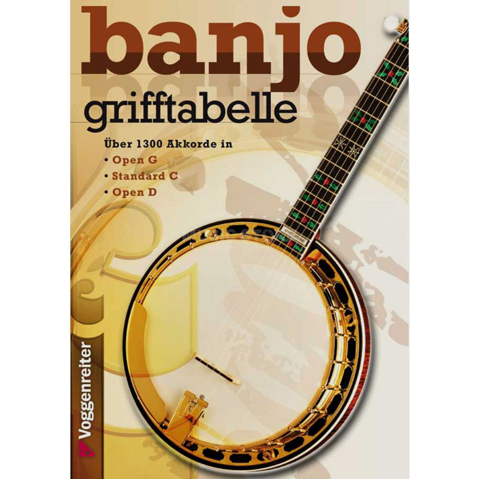 Voggenreiter Banjo-Grifftabelle Lehrbuch von Voggenreiter