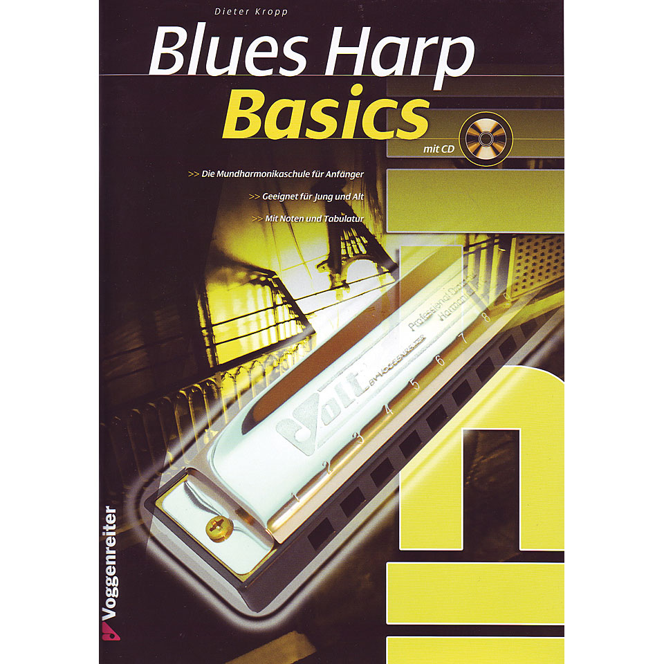 Voggenreiter Blues Harp Basics Lehrbuch von Voggenreiter