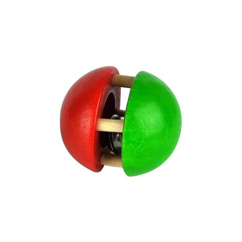 Voggenreiter Wooden Ball Bell (red/green) Shaker von Voggenreiter