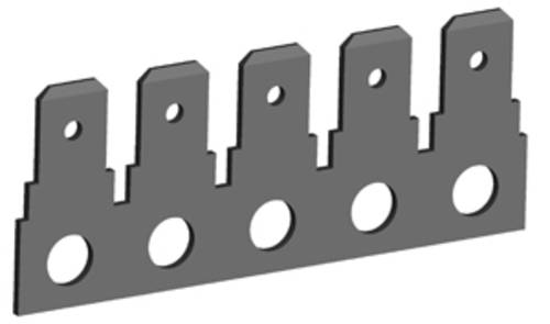 Vogt Verbindungstechnik 3876r04.68 Steckzunge Steckbreite: 6.30mm Steckdicke: 0.8mm 250St. von Vogt Verbindungstechnik