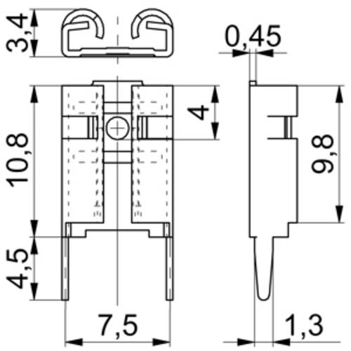 Vogt Verbindungstechnik 3867qn.68 Flachsteckhülse Steckbreite: 2.80mm Steckdicke: 0.80mm Unisoliert von Vogt Verbindungstechnik