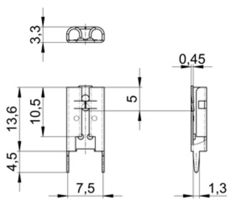 Vogt Verbindungstechnik 3867u.68 Flachsteckhülse Steckbreite: 2.80mm Steckdicke: 0.50mm Unisoliert von Vogt Verbindungstechnik