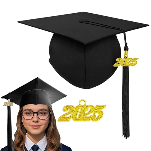 Abschlusshüte | Verstellbare atmungsaktive Bachelor Hüte mit Jahresschild - High School Graduation Souvenirs, College Supplies für Halloween, Cosplay, Fotografie von Voihamy