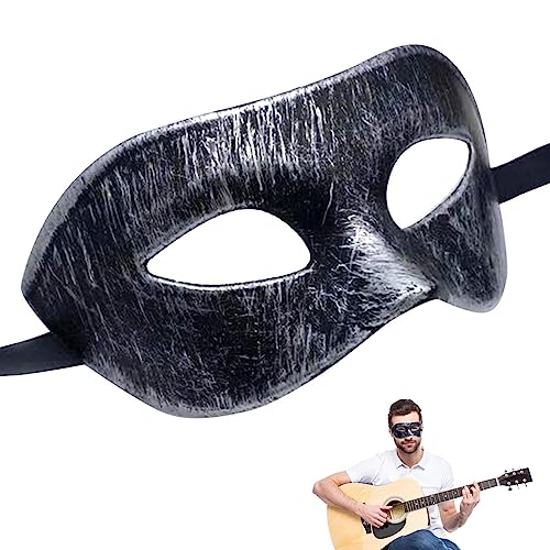 Maskerade-Gesicht, halbes Gesicht, wiederverwendbar, Karneval, Halloween, für Karneval, Cosplay, Halloween von Voihamy