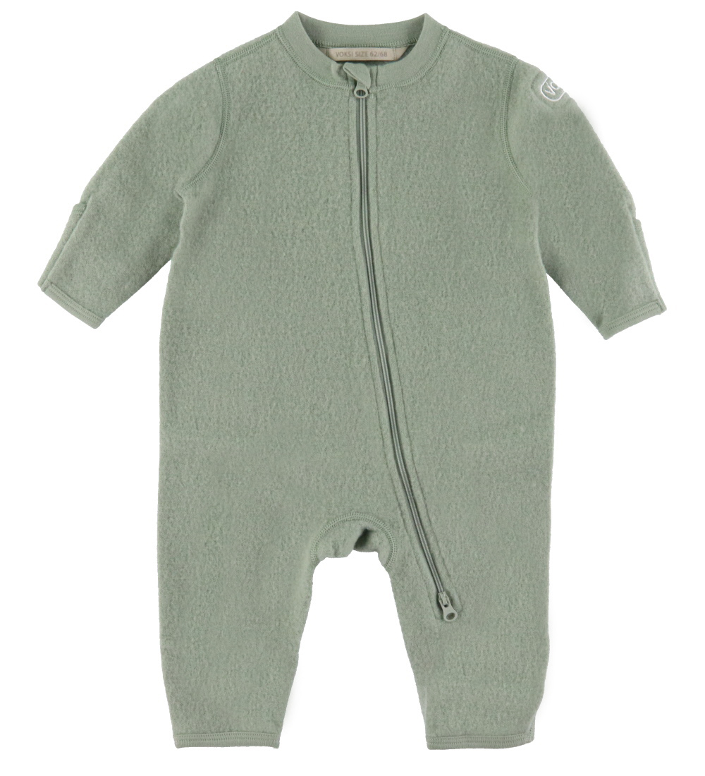 Voksi Overall - Wolle - Mattgrün - Voksi - 62/68 - Overalls Voksi Overall - Wolle - Mattgrün - Voksi - 62/68 - Overalls von Voksi