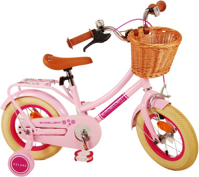 Volare Excellent Kinderfahrrad 12 Zoll, Rosa von Volare