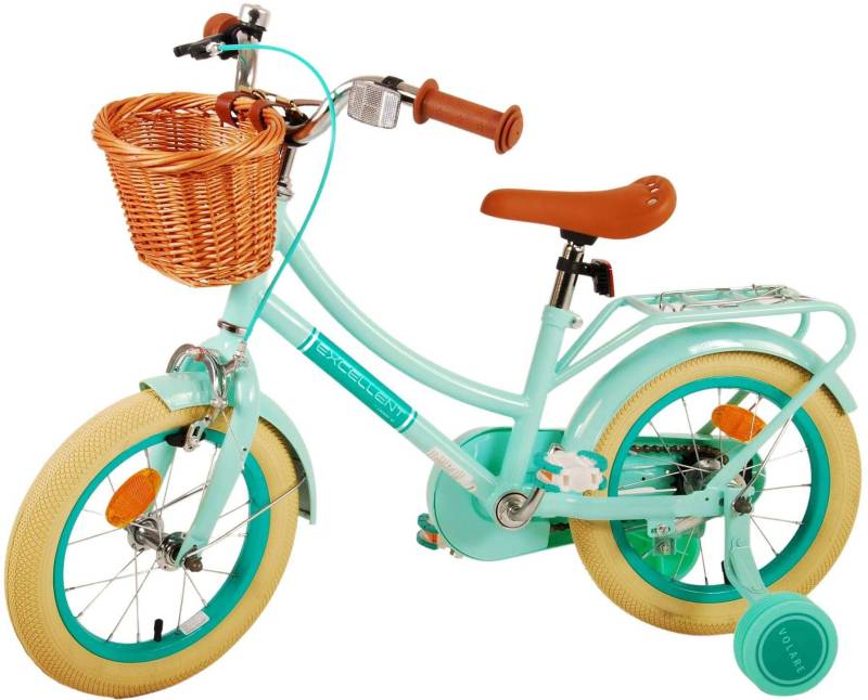 Volare Excellent Kinderfahrrad 14 Zoll, Grün von Volare