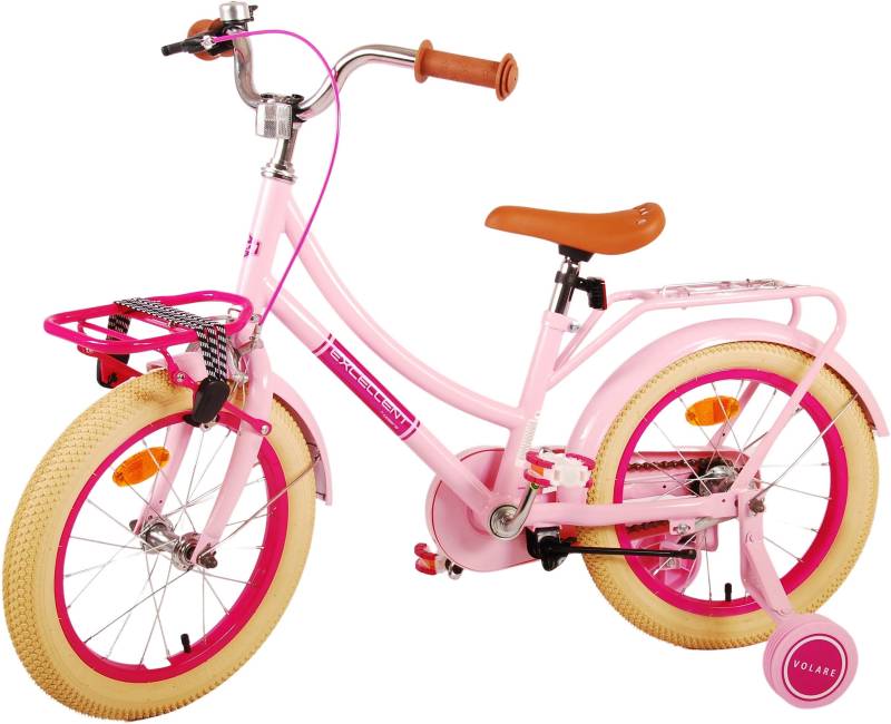 Volare Excellent Kinderfahrrad 16 Zoll, Rosa von Volare