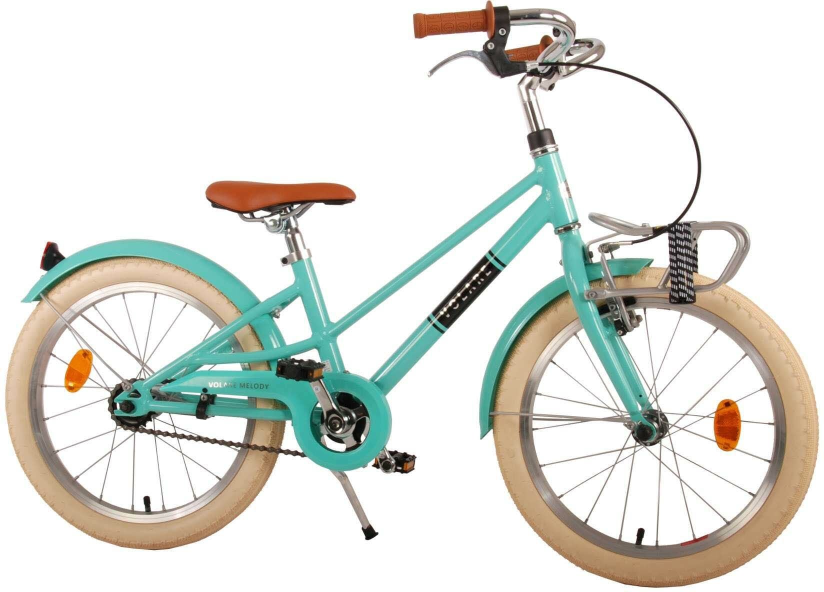 Volare Melody Kinderfahrrad 18 Zoll, Turquoise von Volare