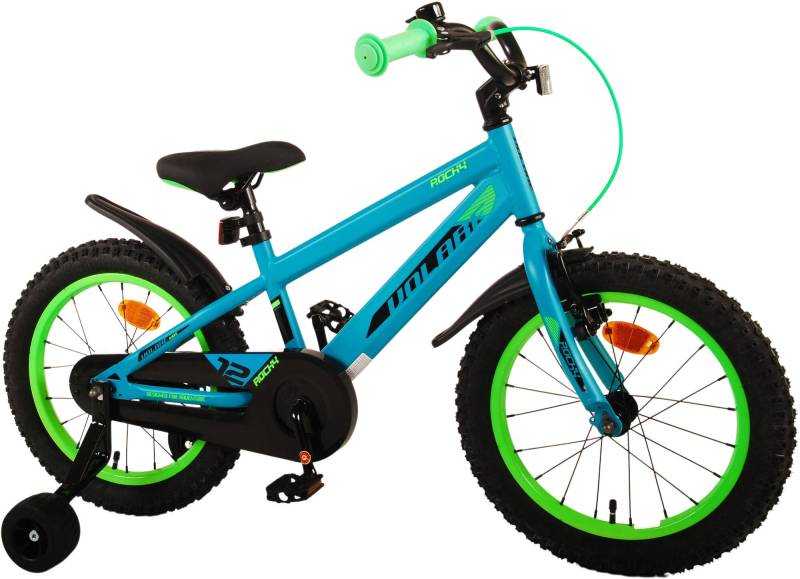 Volare Rocky Kinderfahrrad 16 Zoll, Grün von Volare