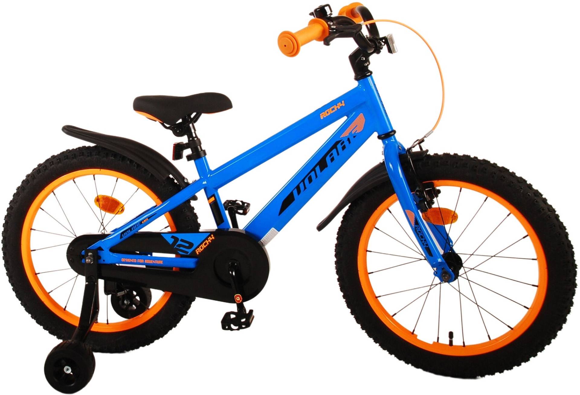 Volare Rocky Kinderfahrrad 18 Zoll, Blau von Volare