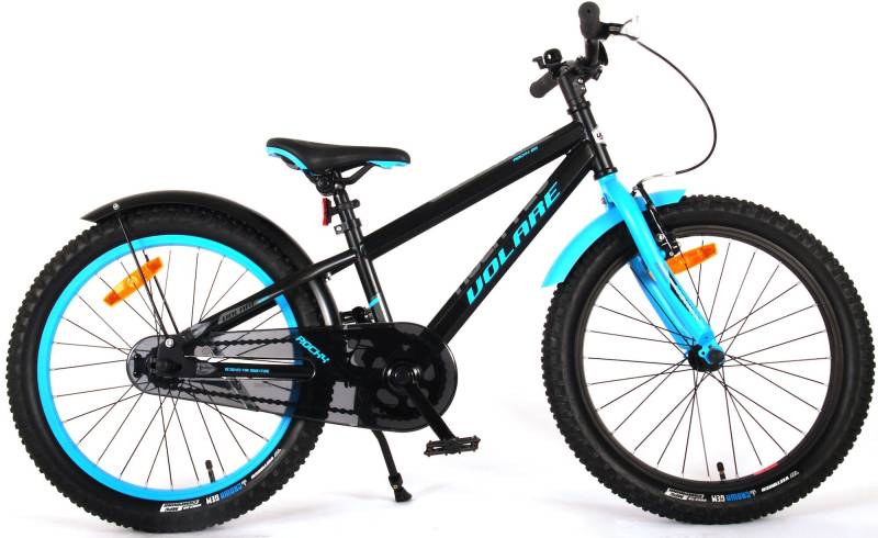 Volare Rocky Kinderfahrrad 20 Zoll, Blau/Schwarz von Volare