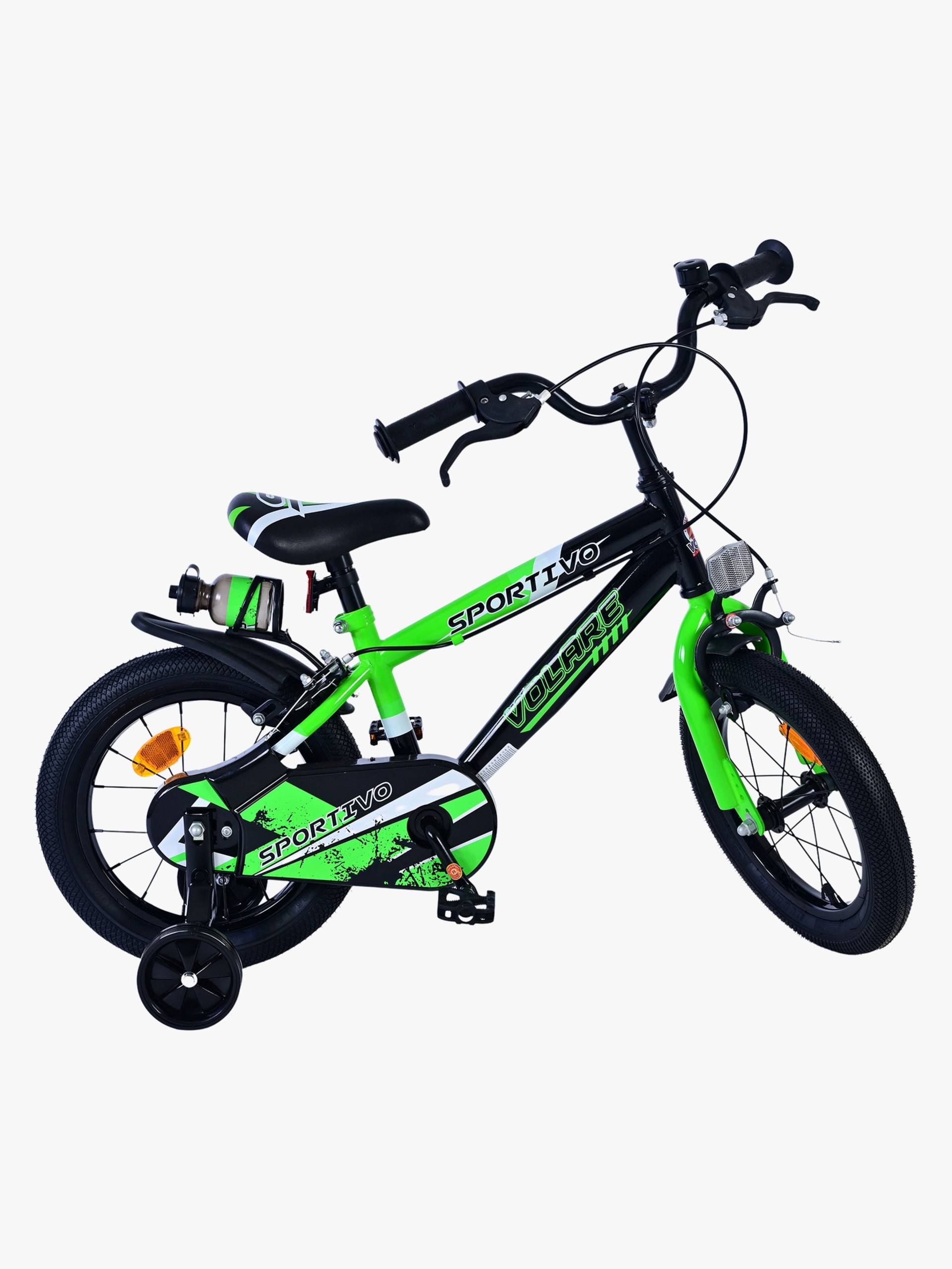 Volare Sportivo Kinderfahrrad 12 Zoll, Grün/Schwarz Volare Sportivo Kinderfahrrad 12 Zoll, Grün/Schwarz von Volare