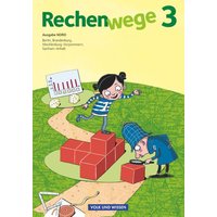 Rechenwege 3. Sj. Nord SB mit Kartonbeilagen von Volk und Wissen Verlag