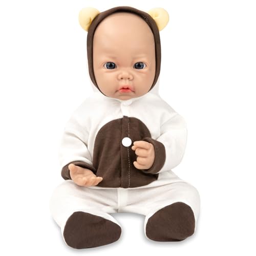 Vollence 40cm Silikon Reborn Baby Puppe – Ganzkörperpuppe, Stressabbau-Spielzeug für Kinder und große Freude von Vollence