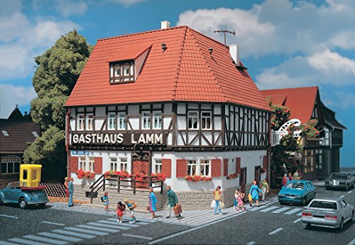 Vollmer Miniatur-Spielzeuggebäude Gasthaus Lamm, MINIATURBAU, Miniaturhaus, Kind, Kinder, Fantasie-Spieler, unisex von Vollmer