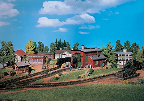 Vollmer Lokschuppen einständig - Modellbausatz H0 - Eisenbahn - Kinder - Unisex von Vollmer