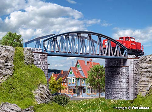 Vollmer Miniaturbrücke N/Z 47302 Gerade Stahlbogenbrücke für Kinder von Vollmer