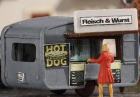 Vollmer 7619 - Fleisch und Wurst Verkaufswagen von Vollmer