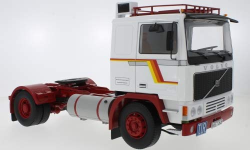 Volvo F1220, Weiss/rot, 0, Modellauto, Fertigmodell, Road Kings 1:18 von Volvo