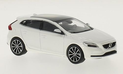 Volvo V40, metallic-weiss, 2016, Modellauto, Fertigmodell, Norev 1:43 von Volvo