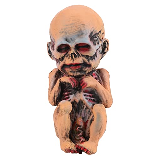 Vomeko Gruselige Puppen, Halloween-Spukpuppe, Halloween-Dekorationen, Zombie-Baby-Dekoration, Leichenpuppe, Halloween-Spukhaus, gruselige Grusel-Requisiten von Vomeko