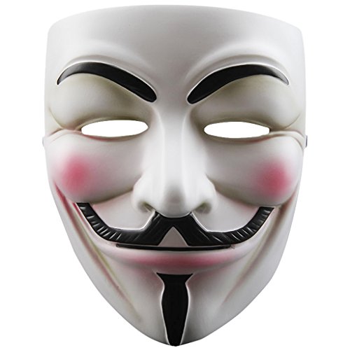 Voragrl V for Anonymous Guy Fawkes Harz Cosplay Maske Kostüm Requisite Spielzeug von Voragrl