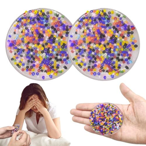 Vordpe 2PCS Skin Picking Fidget Toys, sensorisches Spielzeug für Anti Skin Pickin, Picky Party Pad, Anti-Stress Skin Picking Relief Fidget Toy, Fidget Toys, um das Skin Picking zu stoppen von Vordpe