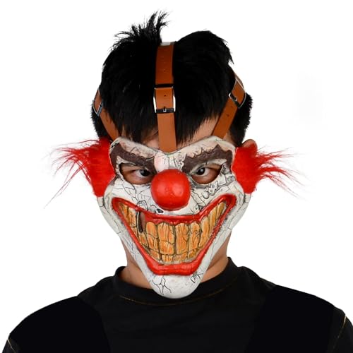 Voyiparty Horror Kostüm Maske Süße Zahnmaske für Erwachsene Gruselige Clown Maske Unisex Erwachsene von Voyiparty