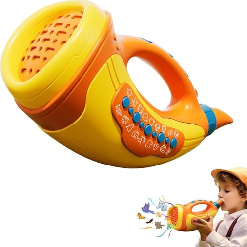 Animal Caller Toy, Electric Horn Educational Hunting Toys, Loud Noisy Toys with Animal Sounds, Interactive Backyard Outdoor Fun Hunting Toys for Kids Aged 3 and Up, Animal Sound Imitation Toy von Vriusi