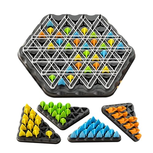 Chain Triangle Chess Game, Exercise Thinking Toys, Triangle Chess Game Puzzle, Interactive Chain Lines Challenge, Family Interactive Exercise Thinking Toy, Problem Solving and Imagination Creativity von Vriusi