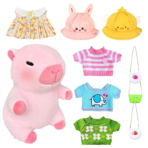 Gefüllter Kapibara, 9 Zoll Capibara-Plüschtier, ultraweiche Capbara-Puppe, realistisches gefülltes Tier, Capybara-Plüschtier, weiche Capbara-Plüschtiere für Kinder, g von Vriusi