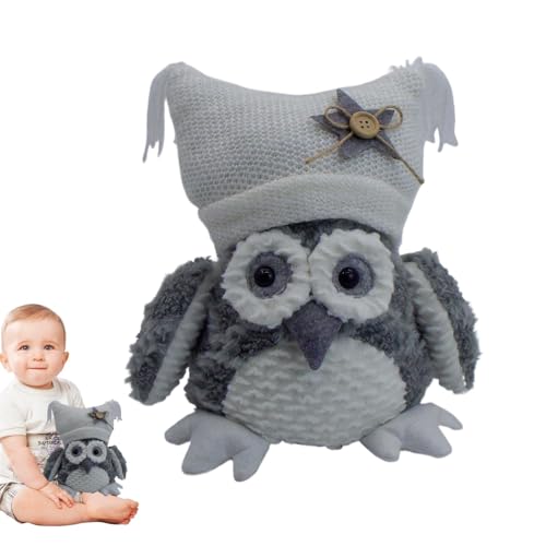 Owl Stuffed Tier, Plüsch-Eulen-Puppe, weiches Eulen-Spielzeug, Plüschtier, 9 und halbe Inch Plüsch, Kinder Plüsch, Plüschtier für Kinder, Plüschtier für Kinder, Plüsch-Eule für Erwachsene, Eule für von Vriusi