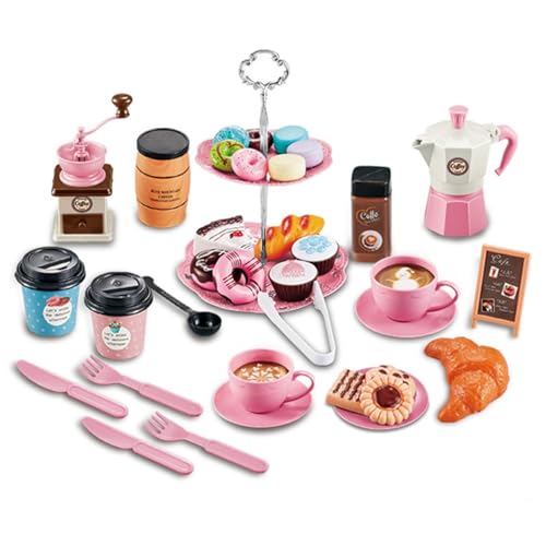 Princess Tea Set for Toddler | Pretend Tea Time Play Set | Fun Kitchen Toy for Kids, Family and Friends' Gatherings, Family Tea Time Activity, Educational Kitchen Toy von Vriusi