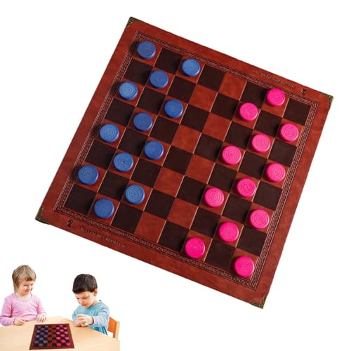 Tone Chess Sets for Adults | Board Games Table Game Stone Chess | Strategy Game Travel Chess Checkers, Desktop Games Educational Toys, Chess Board for Kids & Adults von Vriusi