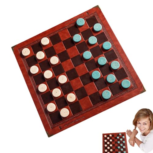 Tone Chess Sets for Adults | Board Games Table Game Stone Chess | Strategy Game Travel Chess Checkers, Desktop Games Educational Toys, Chess Board for Kids & Adults von Vriusi