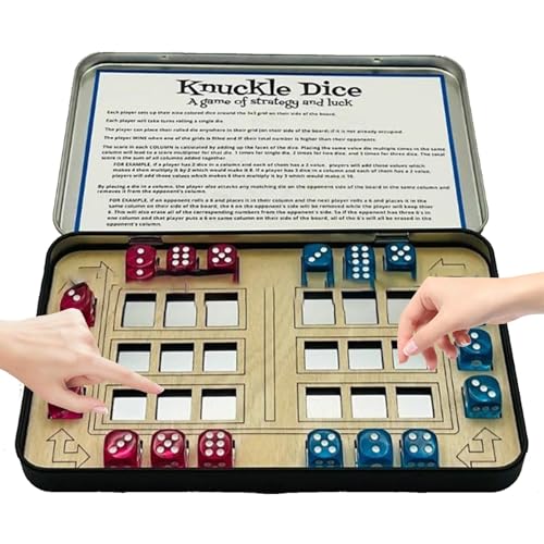 Travel Board Games, Portable Family Games, Interactive Kids Games, Compact Board Game Set, Fun Travel Activities, Board Games for, Knuckle Dice Board Game, Educational Travel Games, von Vriusi