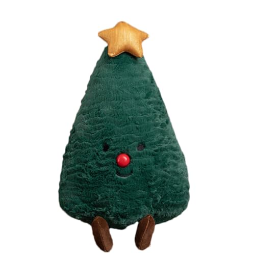 Vriusi 40,6 cm (11,8 Zoll) Weihnachtsgingerbread Man, Christmas Tree Plush Pillow, Christmas Gingerbread Man Plüschpuppe, Plüsch, Stuffed Christmas Home Decorations für Sofa, Bett, Couch und Kissen von Vriusi