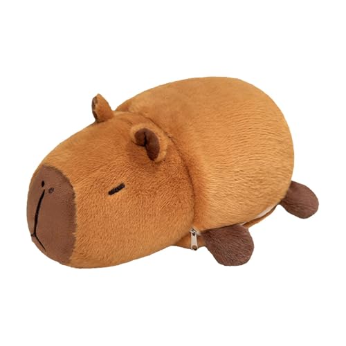 Vriusi 9.8inch Capybara Plushie, Capybara Soft Doll Capybara Plushie Pillow, Capybara Stuffed Animal, Double-sided Flipping Transformation Plush Toy Doll for Sofa, Bedroom and Car Decor von Vriusi