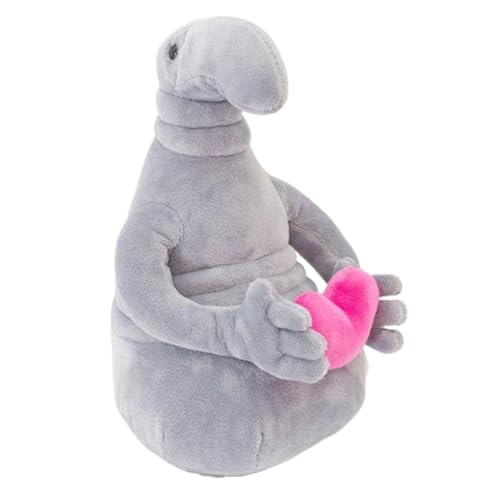 Vriusi Alien-Plüschpuppe,Plüsch-Alien-Stofftier - Weltraum-Kreatur Stofftier - Huggable Space Alien Space Creature Plüschtier Weltraum Stofftier mit Herz Plüschpuppenspielzeug von Vriusi