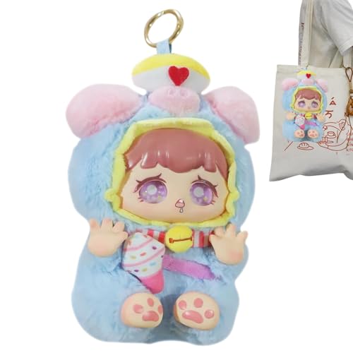 Vriusi Anime Character Plush Toys | Enamelware Face Pendant Plush Dolls | Soft Throw Plush Doll Decor For Kids, Girls, Adults, Fun Decoration For All Ages, Cute Plush Doll Toy, Soft Anime Figure von Vriusi