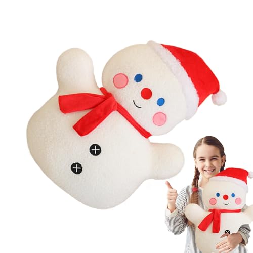 Vriusi Charming Christmas Plush Doll | Weiches Hugging Kissen für alle Gelegenheiten | 49 cm dekoratives Plüschkissen für Geburtstage, Valentinstag, Weihnachten und den täglichen Komfort von Vriusi