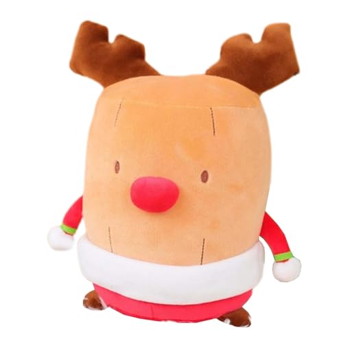 Vriusi Christmas Plush Stuffed Animals, Cute Reindeer Plush Toy, Christmas Tree Peaceful Fruit Candy Old Man Plush Toy, Santa Claus Fruit Candy Hund Reindeer, Christmas Doll Stuff for Home von Vriusi