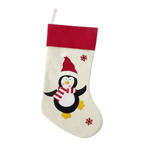 Vriusi Christmas Stockings, Cute Holiday Stockings, New Santa Claus Snowman Elk Bag, Creative Christmas Decoration Pendant, Christmas Stocking for Fireplace and Decoration von Vriusi