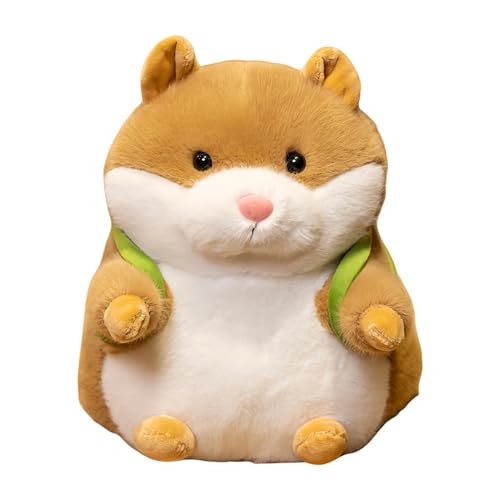 Vriusi Hamster Plush Doll, Stuffed Hamster Toy, Cute Plush Animal, Cartoon Stuffed Toy, Soft Plush Toy Kids Huggable Doll, Home Decoration Parties Supplies For Bed, Sofa, Couch von Vriusi