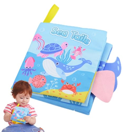 Vriusi Kids Cloth Books, Touch And Feel Books, Soft Crinkle Books, Sensory Toys for Babies, Early Education Soft Toys, 3D Learning Toys, Activity Books for, Baby Development Toys, Funny Educat von Vriusi