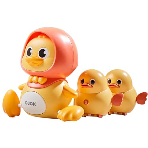 Vriusi Musical Duck Toy, Walking Duck Toy, Crawling Musical Toy, Interactive Baby Duck, Educational Crawling Duck, Light Up Singing Duck, Toddler Learning Toy, Singing Duck Toy For Kids von Vriusi