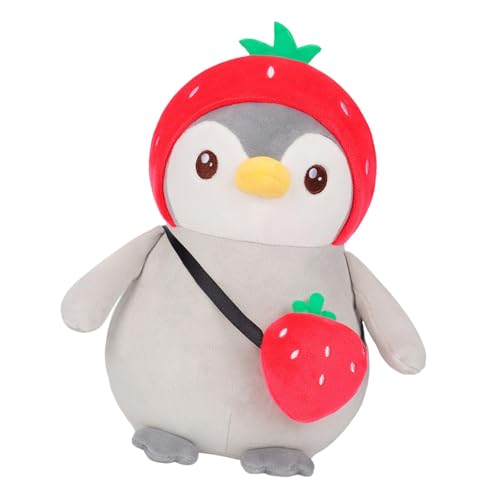 Vriusi Penguin Plush Toy, Stuffed Animal Penguin Plush Doll, Skin-Friendly Penguin Sleeping Hugging Plush Pillow for Bedroom, Living Room, Cozy Penguin Plushie for Kids and Adults von Vriusi