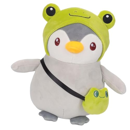 Vriusi Penguin Plush Toy, Stuffed Animal Penguin Plush Doll, Skin-Friendly Penguin Sleeping Hugging Plush Pillow for Bedroom, Living Room, Cozy Penguin Plushie for Kids and Adults von Vriusi